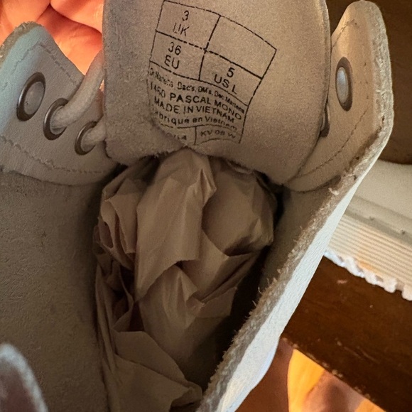 Dr. Martens Pascal White Combat Boots - Picture 8 of 8